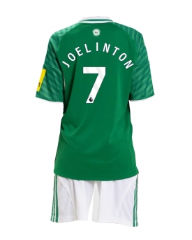 Billige Fotballdrakt Newcastle United Joelinton #7 Replika Bortedraktsett Barn 2025-26 Kortermet (med bukser)